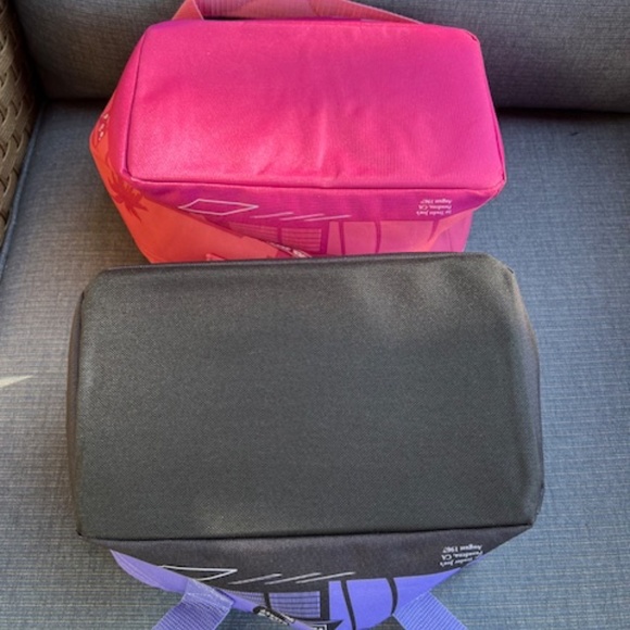 Trader Joe's Mini Insulated Purple & Pink Cooler Bag-Set of 2- NEW w/tags - Picture 3 of 4